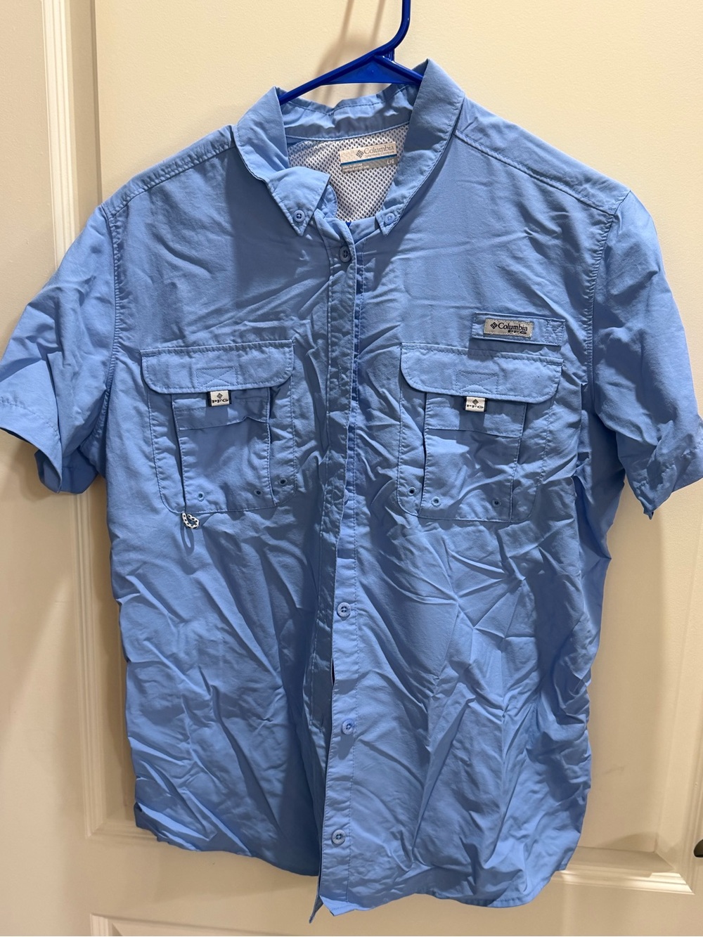 Columbia Womens Large Short-Sleeve PFG Shirt